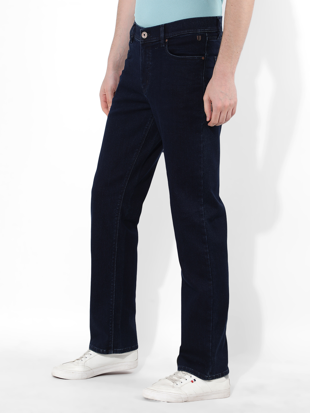 Numero Uno Men Solid Blue Jeans